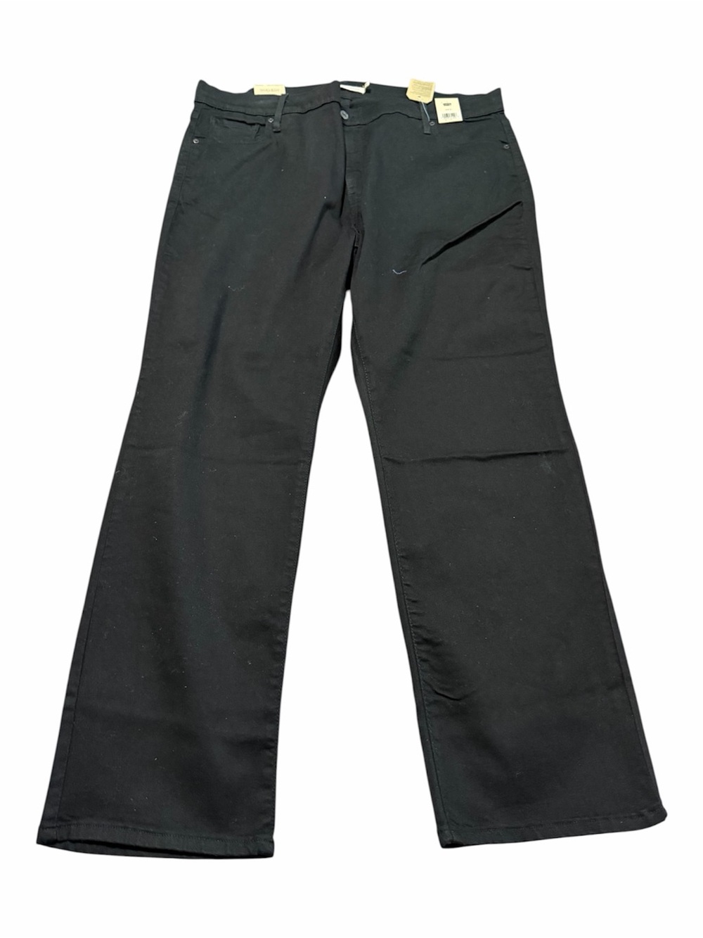 Levi's High Rise Straight Black Baggy Relaxed Fit Jeans for Women Plus Size 22